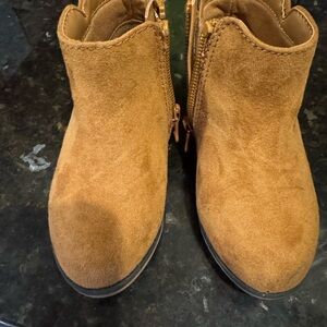 Cat & Jack Brown Suede Ankle Boots